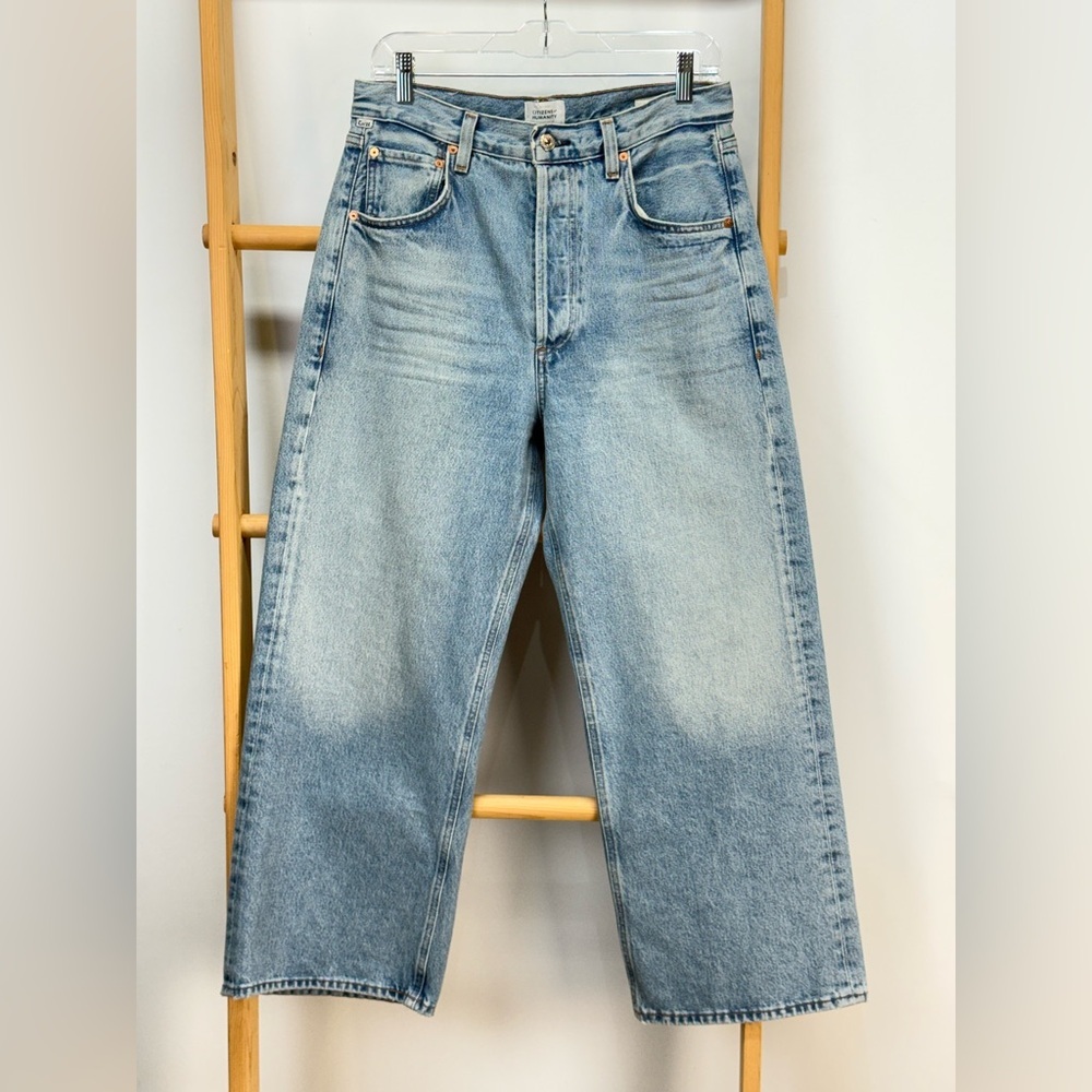 CITIZENS OF HUMANITY Light Blue wash Relaxed GAUCHO Jeans size 27